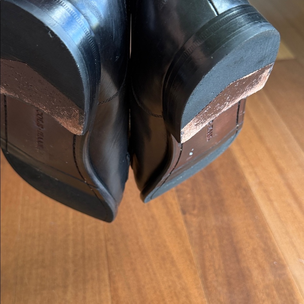 Cole Haan Black Leather Slip-On Penny Loafers size 13 M - Picture 6 of 7